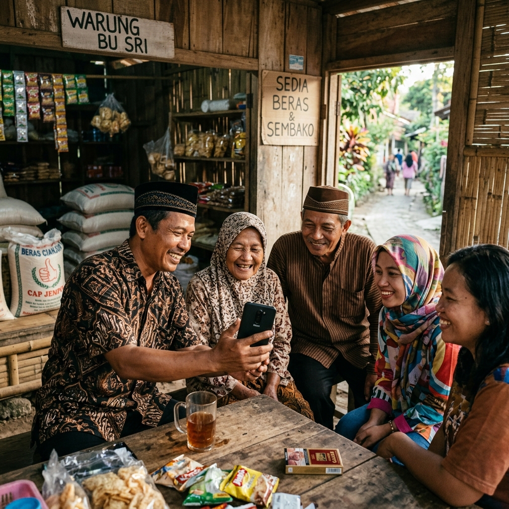 Warga menggunakan Nota Kita